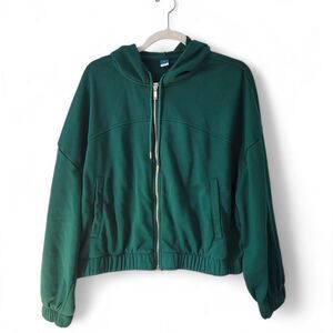 Old navy Cropped Hooded Zip Up